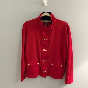 Ralph Lauren Vibrant Red Polo jacket sleeve 23,pit to pit 22, L 23